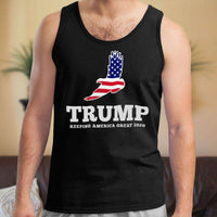 Load image into Gallery viewer, Designs by MyUtopia Shout Out:Trump Keeping America Great Eagle Unisex Tank
