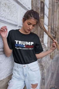 Load image into Gallery viewer, Designs by MyUtopia Shout Out:Trump Keeping America Great Unisex Jersey Short-Sleeve T-Shirt
