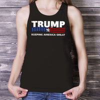 Load image into Gallery viewer, Designs by MyUtopia Shout Out:Trump Keeping America Great Unisex Tank
