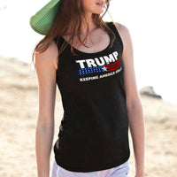 Load image into Gallery viewer, Designs by MyUtopia Shout Out:Trump Keeping America Great Unisex Tank
