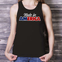 Load image into Gallery viewer, Designs by MyUtopia Shout Out:Trump Made In America Unisex Tank
