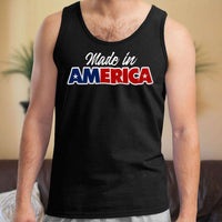 Load image into Gallery viewer, Designs by MyUtopia Shout Out:Trump Made In America Unisex Tank
