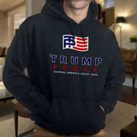 Load image into Gallery viewer, Designs by MyUtopia Shout Out:Trump Pence Keeping America Great 2020 Core Fleece Pullover Hoodie
