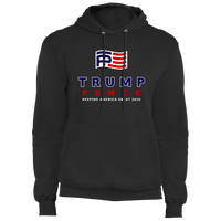 Load image into Gallery viewer, Designs by MyUtopia Shout Out:Trump Pence Keeping America Great 2020 Core Fleece Pullover Hoodie,S / Jet Black,Pullover Hoodie
