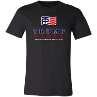 Load image into Gallery viewer, Designs by MyUtopia Shout Out:Trump Pence Keeping America Great 2020 Unisex Jersey Short-Sleeve T-Shirt,X-Small / Black,Adult Unisex T-Shirt
