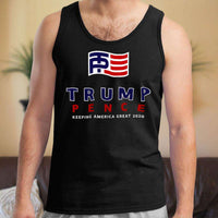 Load image into Gallery viewer, Designs by MyUtopia Shout Out:Trump Pence Keeping America Great 2020 Unisex Tank

