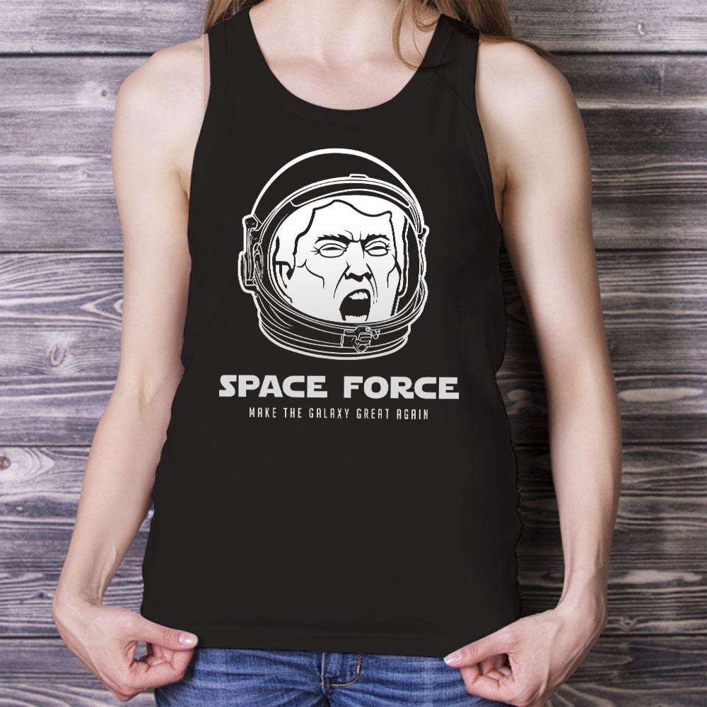 Designs by MyUtopia Shout Out:Trump Space Force Unisex Tank
