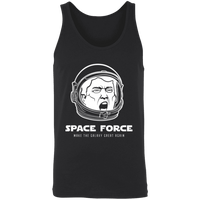 Load image into Gallery viewer, Designs by MyUtopia Shout Out:Trump Space Force Unisex Tank,X-Small / Black,Tank Tops
