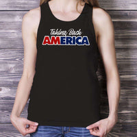 Load image into Gallery viewer, Designs by MyUtopia Shout Out:Trump Taking Back America Unisex Tank
