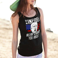 Load image into Gallery viewer, Designs by MyUtopia Shout Out:Trump The Infidel Humor Unisex Tank
