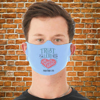 Load image into Gallery viewer, Designs by MyUtopia Shout Out:Trust in the Lord With all Your Heart Fabric Face Covering / Face Mask
