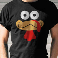 Load image into Gallery viewer, Designs by MyUtopia Shout Out:Turkey Face Adult Unisex Cotton Short Sleeve T-Shirt
