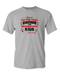 Load image into Gallery viewer, Designs by MyUtopia Shout Out:Turns Out I&#39;m The Mom To Teach Neighborhood Kids How To Cuss Adult Unisex T-Shirt,Athletic Heather / S,Adult Unisex T-Shirt
