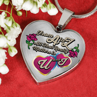 Load image into Gallery viewer, Designs by MyUtopia Shout Out:U and I Heart Bangle
