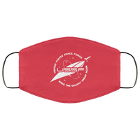 Load image into Gallery viewer, Designs by MyUtopia Shout Out:United States Space Force Trump Adult Fabric Face Mask with Elastic Ear Loops,3 Layer Fabric Face Mask / Red / Adult,Fabric Face Mask
