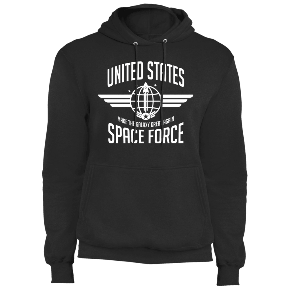 Designs by MyUtopia Shout Out:United States Space Force USSF Core Fleece Pullover Hoodie,Jet Black / S,Sweatshirts