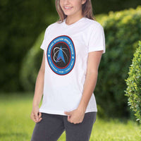 Load image into Gallery viewer, Designs by MyUtopia Shout Out:United States Space Force v1 Adult Unisex White T-Shirt
