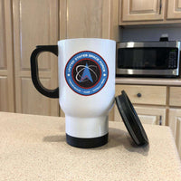 Load image into Gallery viewer, Designs by MyUtopia Shout Out:United States Space Force v1 Stainless Steel Travel Coffee Mug w. Twist Close Lid
