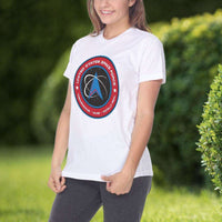 Load image into Gallery viewer, Designs by MyUtopia Shout Out:United States Space Force v2 Adult Unisex White T-Shirt
