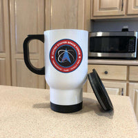 Load image into Gallery viewer, Designs by MyUtopia Shout Out:United States Space Force v2 Stainless Steel Travel Coffee Mug w. Twist Close Lid
