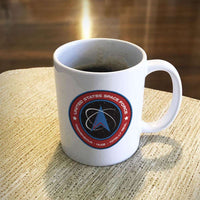 Load image into Gallery viewer, Designs by MyUtopia Shout Out:United States Space Force v2 White Coffee Mug,11oz / White,Ceramic Coffee Mug
