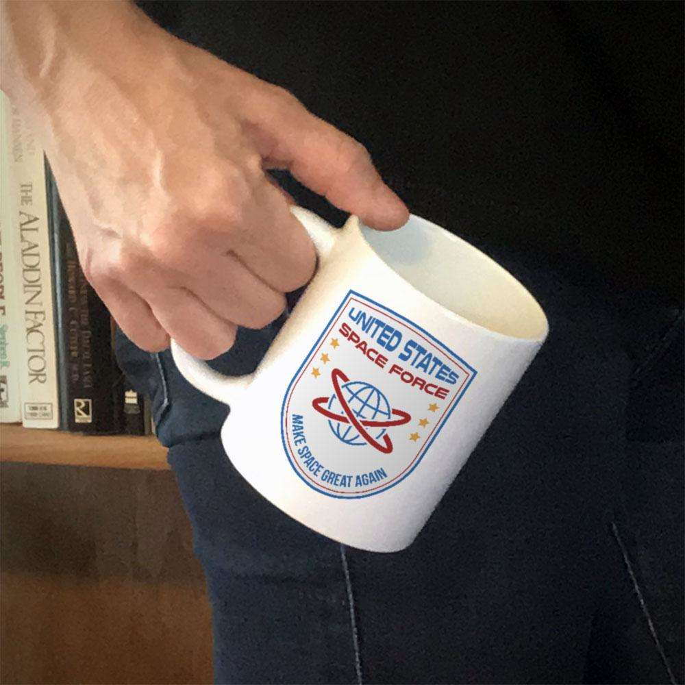 Designs by MyUtopia Shout Out:United States Space Force v4 Coffee Mug