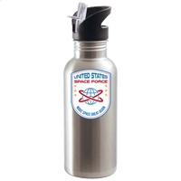 Load image into Gallery viewer, Designs by MyUtopia Shout Out:United States Space Force v4 Stainless Steel Water Bottle,Stainless / 20oz,Water Bottles
