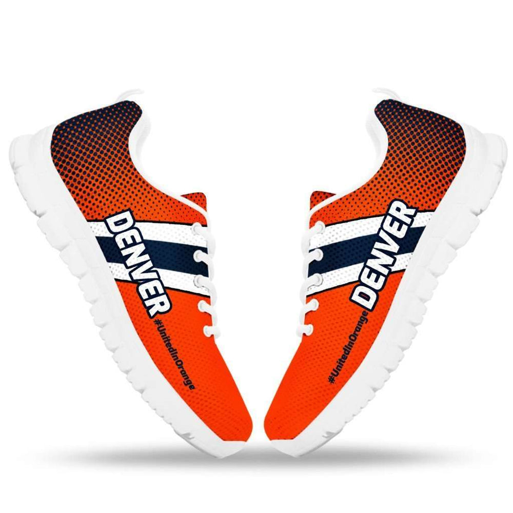 Designs by MyUtopia Shout Out:#UnitedInOrange Denver Fan Running Shoes v2