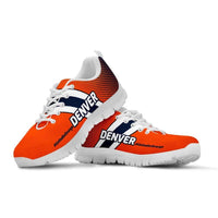 Load image into Gallery viewer, Designs by MyUtopia Shout Out:#UnitedInOrange Denver Fan Running Shoes v2,Kid&#39;s / 11 CHILD (EU28) / Orange/Brown,Running Shoes
