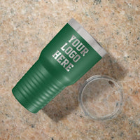 Load image into Gallery viewer, Designs by MyUtopia Shout Out:Upload Your Logo Engraved 30 Oz Stainless Steel Drink Tumbler (Polar Camel Travel Mug)
