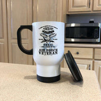 Load image into Gallery viewer, Designs by MyUtopia Shout Out:US Air Force Veteran Travel Mug

