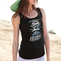 Load image into Gallery viewer, Designs by MyUtopia Shout Out:US Air Force Veteran Unisex Tank
