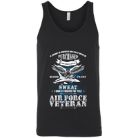 Load image into Gallery viewer, Designs by MyUtopia Shout Out:US Air Force Veteran Unisex Tank,X-Small / Black,Tank Tops
