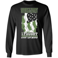 Load image into Gallery viewer, Designs by MyUtopia Shout Out:US Veteran Why We Fought Long Sleeve Ultra Cotton T-Shirt,Black / S,Long Sleeve T-Shirts
