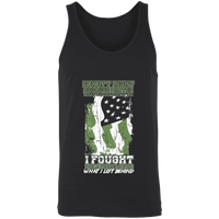Load image into Gallery viewer, Designs by MyUtopia Shout Out:US Veteran Why We Fought Unisex Tank,X-Small / Black,Tank Tops
