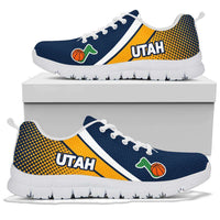 Load image into Gallery viewer, Designs by MyUtopia Shout Out:Utah Basketball Fan Running Shoes

