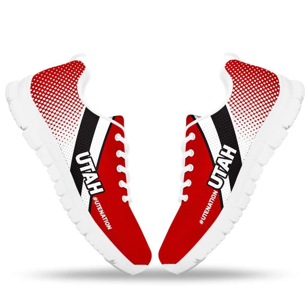 Designs by MyUtopia Shout Out:#UTENATION Utah Fan Running Shoes