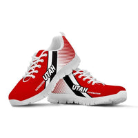 Load image into Gallery viewer, Designs by MyUtopia Shout Out:#UTENATION Utah Fan Running Shoes,Kid&#39;s / 11 CHILD (EU28) / Red,Running Shoes
