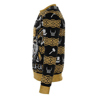 Load image into Gallery viewer, Designs by MyUtopia Shout Out:Valhalla-La Viking - Funny Christmas  Ugly Christmas Style Fashion Sweatshirt
