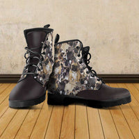 Load image into Gallery viewer, Designs by MyUtopia Shout Out:Vegan Leather Boots - French Bulldogs
