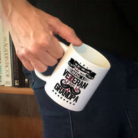 Load image into Gallery viewer, Designs by MyUtopia Shout Out:Veteran Grandpa Ceramic Coffee Mug - White
