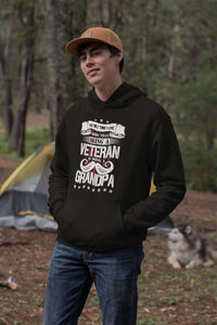 Load image into Gallery viewer, Designs by MyUtopia Shout Out:Veteran Grandpa Core Fleece Pullover Hoodie
