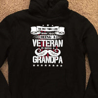 Load image into Gallery viewer, Designs by MyUtopia Shout Out:Veteran Grandpa Core Fleece Pullover Hoodie
