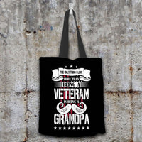 Load image into Gallery viewer, Designs by MyUtopia Shout Out:Veteran Grandpa Fabric Totebag Reusable Shopping Tote
