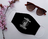 Load image into Gallery viewer, Designs by MyUtopia Shout Out:Veteran Oath of Enlistment Has No Expiration Adult Fabric Face Mask with Elastic Ear Loops
