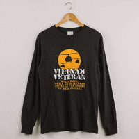 Load image into Gallery viewer, Designs by MyUtopia Shout Out:Vietnam Veteran, Going to Heaven, Already been in Hell Long Sleeve Ultra Cotton Unisex T-Shirt
