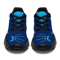 Load image into Gallery viewer, Designs by MyUtopia Shout Out:Villanova Go Nova Cats Basketball Fan Chunky Walking Shoes
