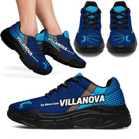 Load image into Gallery viewer, Designs by MyUtopia Shout Out:Villanova Go Nova Cats Basketball Fan Chunky Walking Shoes
