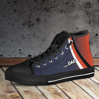 Load image into Gallery viewer, Designs by MyUtopia Shout Out:Virginia DAD Basketball Fans Canvas High Top Shoes
