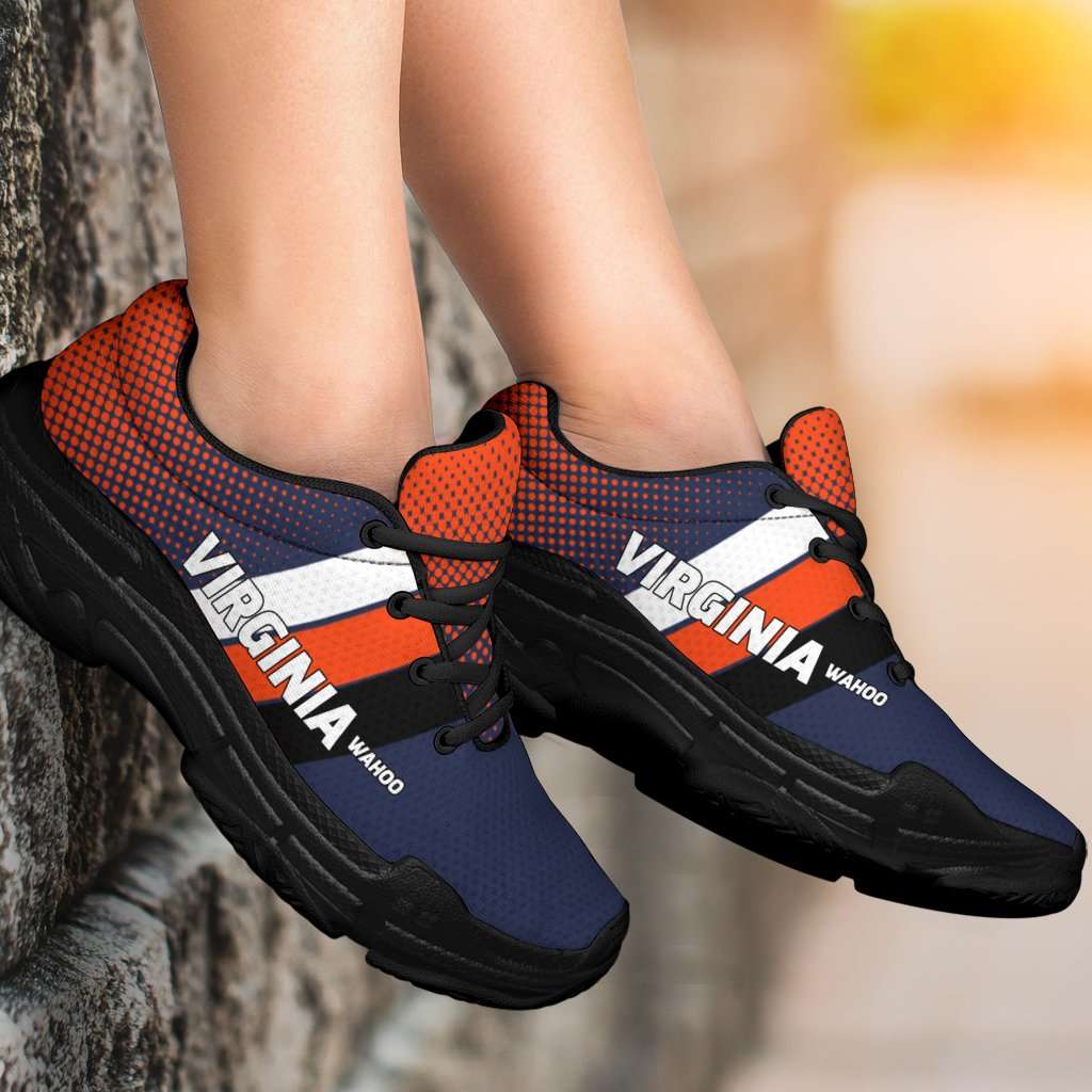 Designs by MyUtopia Shout Out:Virginia Wahoo Chunky Sneakers
